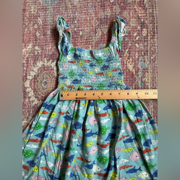 Mini Boden 2-3yr Colorful Fish Print Kids Dress - Picture 4 of 8
